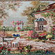 Order The picture Spanish patio. 115 x 70 Embroidery ribbons. Ala Mishalov.. Livemaster. . Pictures Фото №3