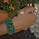 Браслет из бисера Emerald зеленый бирюзовый, Браслет жесткий, Санкт-Петербург,  Фото №1