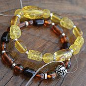 Фен-шуй и эзотерика handmade. Livemaster - original item Talismans mood of the Sun - bracelets amber PiAo Ji bead. Handmade.