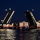 "Развод мостов в Санкт-Петербурге", Фотокартины, Москва,  Фото №1
