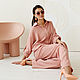 Summer pink muslin suit, light cotton shirt, trousers, Suits, Novosibirsk,  Фото №1
