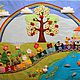 Панно "Вишневое дерево" для развивающих игр(авторская работа, Игровые наборы, Смоленск,  Фото №1