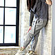 Брюки Grey Casual. Брюки. ROKHAS (ALINA). Ярмарка Мастеров.  Фото №6