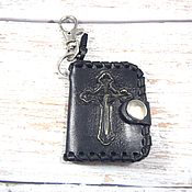 Фен-шуй и эзотерика handmade. Livemaster - original item Leather Keychain Save and Preserve. Handmade.