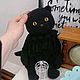 Черный котик Уголёк, Мягкие игрушки, Москва,  Фото №1