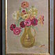 Винтаж: Charming flowers Живопись маслом из Европы Холст Винтаж, Картины винтажные, Барнаул,  Фото №1