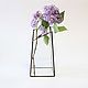 Vase for plants and flowers. GEOMETRIC VASE. candle holder. Loft. Vases. Glass Flowers. My Livemaster. Фото №4