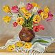 Oil painting of Tulips, Pictures, Vyshny Volochyok,  Фото №1