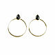 Earrings with onyx, gold earrings with black onyx, earrings gift. Earrings. Irina Moro. My Livemaster. Фото №6