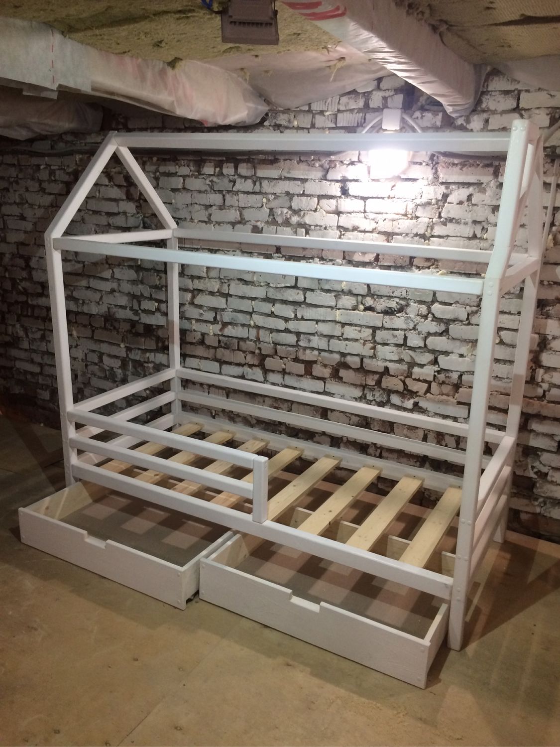 ДЕТСКАЯ КРОВАТКА-ДОМИК С ЯЩИКАМИ! – заказать на Ярмарке Мастеров ...