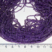 Материалы для творчества handmade. Livemaster - original item Copy of Copy of Amethyst 6 mm, Natural Amethyst, Purple stone. Handmade.