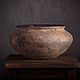 Керамическое кашпо ручной работы Rustic Pot 22, Вазы, Москва,  Фото №1