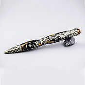 Канцелярские товары handmade. Livemaster - original item Dragon ballpoint pen in a wooden case. Handmade.