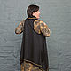 Order Dress knitted viscose beige-brown leopard. Art.1230. MilaMi. Livemaster. . Dresses Фото №3