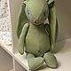 Зайка Травинка. Мягкие игрушки. Erica-handmade. Ярмарка Мастеров.  Фото №4
