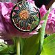 Sunflower brooch, cloisonne, China. Vintage brooches. Dutch West - Indian Company. Online shopping on My Livemaster.  Фото №2