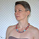 Beads Red-turquoise lampwork ethno boho. Beads2. fiery-tale lampwork (fiery-tale). My Livemaster. Фото №4