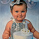 Portrait of a baby in oil on canvas, Pictures, Moscow,  Фото №1