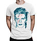 Cotton t-shirt 'David Bowie - ziggy Stardust', T-shirts and undershirts for men, Moscow,  Фото №1