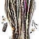 Дреды “Boho” 120 см микс – под натуральные, сканди, софт, косы. Дреды. ALCHEMY HAIR LUXE | Дреды | Бохо украшения | Аксессуары для волос. Ярмарка Мастеров.  Фото №5