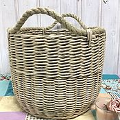 Для дома и интерьера handmade. Livemaster - original item basket: Large wicker storage basket.. Handmade.