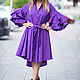 Заказать Яркое, платье-рубашка с воланами - DR0168CT. EUG FASHION. Ярмарка Мастеров. . Платья Фото №3