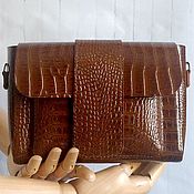 Сумки и аксессуары handmade. Livemaster - original item The handbag is brown. Handmade.
