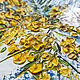 Картина с желтыми цветами мимоза  в вазе  маслом. Картины. СветКартины Svetlana Samsonova. Ярмарка Мастеров.  Фото №5