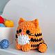 Игрушка  мягкая  кот, белый котенок. Амигуруми куклы и игрушки. Игрушки  от Натальи  Малыши для души. Ярмарка Мастеров.  Фото №8