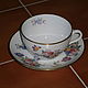 Винтаж: Spode Сopelands Антикварная чайная пара Dresden rose Англия 1936 год. Кружки винтажные. Мир фарфора и украшений. Ярмарка Мастеров.  Фото №4