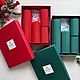 Подарочный набор свечей из вощины limited green. Свечи. JULIET CANDLES BOUTIQUE (juliet-candles). Ярмарка Мастеров.  Фото №5