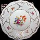 Beautiful porcelain plate elite firm Weimar, Herm, Vintage interior, Moscow,  Фото №1