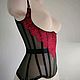 Заказать Утягивающий корсет с лямками. Shi Corset (Анна). Ярмарка Мастеров. . Корсеты Фото №3