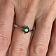 Сапфир природный(0.8 ct) в серебряном кольце (925). Кольца. Леони. Ярмарка Мастеров.  Фото №6