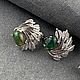 Серьги с опалами 1,61 ct, Серьги классические, Уфа,  Фото №1