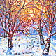 Oil painting 'Merry February», Pictures, Moscow,  Фото №1