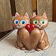 Коты из гипса: "Я люблю сильнее", Игрушки, Москва,  Фото №1