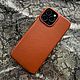 Чехол iPhone Pro Max (Оранжевый): Телячья кожа. Чехол. LUXECASE. Интернет-магазин Ярмарка Мастеров.  Фото №2