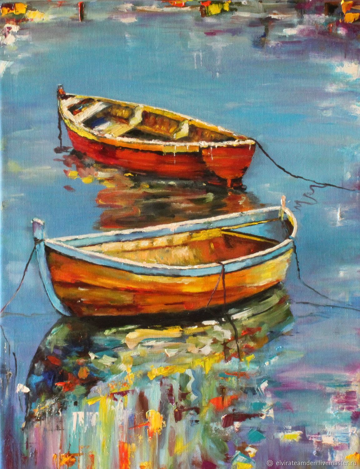 Лодки картины художников