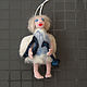  Ангел с луком и стрелой, Интерьерная кукла, Тольятти,  Фото №1