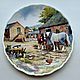 Винтаж: Декоративная тарелка. Серия «Village Life». Англия. Royal Doulton, Кухонная утварь винтажная, Орел,  Фото №1