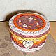 Cesta con tapa (Caja) de punto ' regalos de otoño'. Basket. Batic.  Author's throw pillows. Online shopping on My Livemaster.  Фото №2