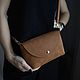 Женская сумочка коричневая (рыжая сумка). Классическая сумка. Migoto_bags. Ярмарка Мастеров.  Фото №5