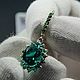 Заказать Серьги " Змеиный глаз". Art-custom-jewelry. Ярмарка Мастеров. . Серьги классические Фото №3