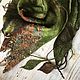 Scarf-Bacchus felted 'Forest fairy', Scarves, Moscow,  Фото №1