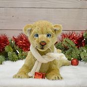 Куклы и игрушки handmade. Livemaster - original item Teddy Animals: Lion.. Handmade.