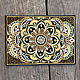 Leather Passport cover `Mandala`
Beautiful cover of the passport painted in oriental style.
Noble leather Passport cover for travellers and not only.
Original Passport cover protects your passport,