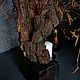 Подсвечник из дерева с корой и зеркалом. Подсвечники. Макошина усадьба. Ярмарка Мастеров.  Фото №5