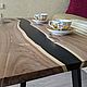 Журнальный стол-река из карагача. Столы. Akutrau Woodworking. Интернет-магазин Ярмарка Мастеров.  Фото №2