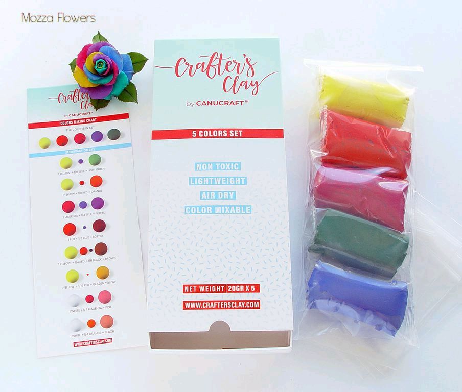 НАБОР ЦВЕТНОЙ ПОЛИМЕРНОЙ ГЛИНЫ CRAFTERS CLAY купить в интернетмагазине